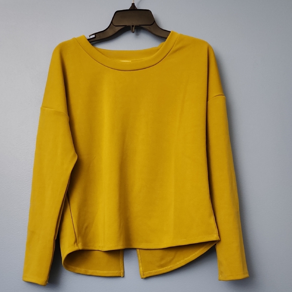 Small Long Sleeve Open Back NLT Top